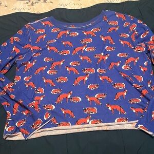 Anthropologie fox shirt